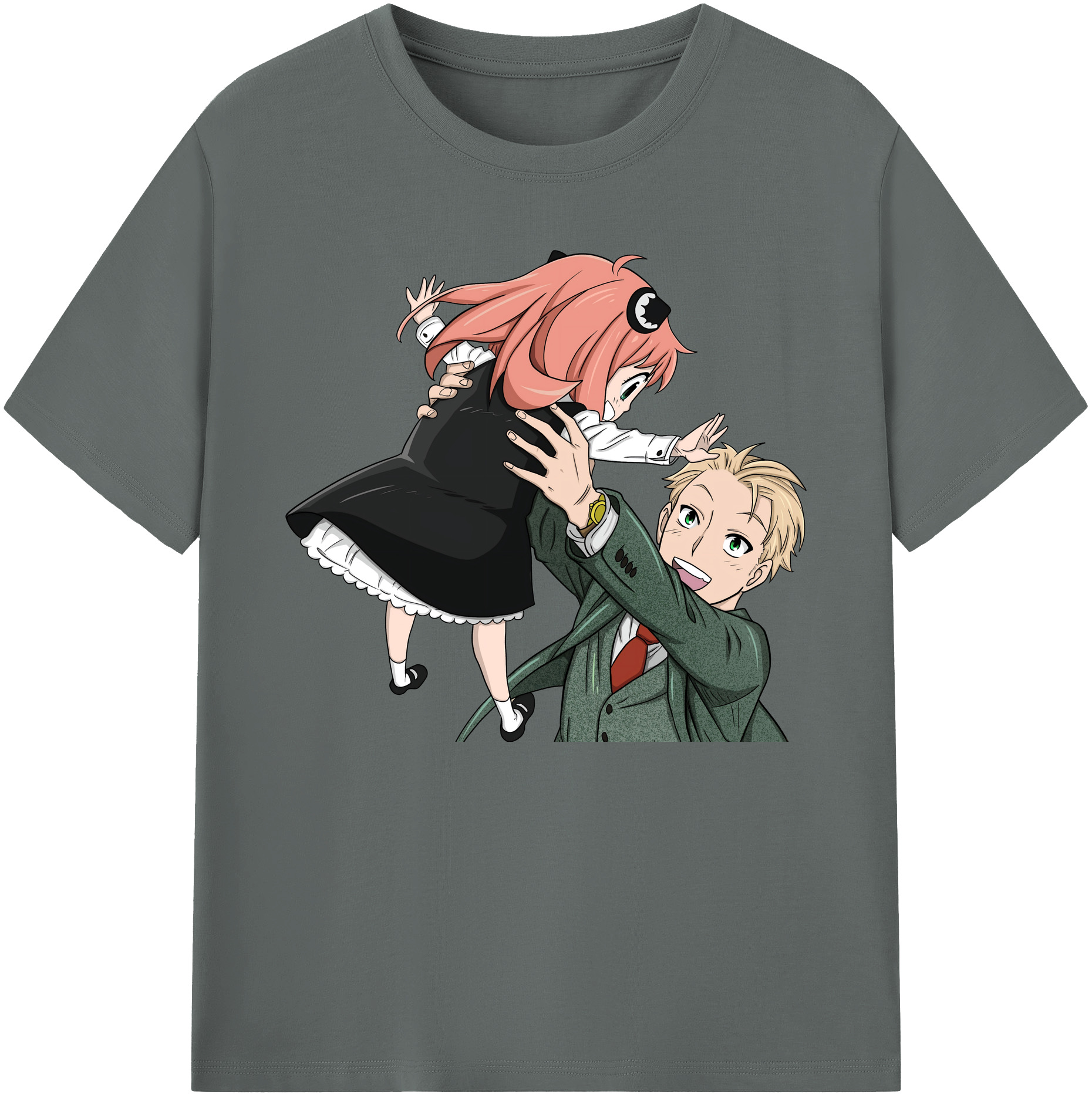 （画像用） SPY×FAMILY间谍家家酒 綿100％ メンズ半袖Tシャツ｜肌触りやわらか＆通気性